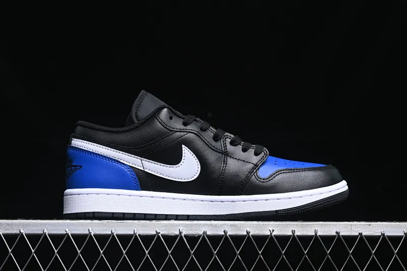 All categories Air Jordan Jordan series basketball shoes Air Jordan 1 Low G version pure original Air Jordan 1 Low AJ1 Joe 1 black and blue low-top retro basketball shoes 553558-042